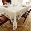 crochet dining tablecloth, crochet tablecloth, crochet rectangular tablecloth