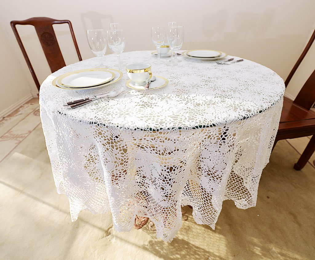 Extra Large Round Crochet Tablecloths Crochet Tablecloths