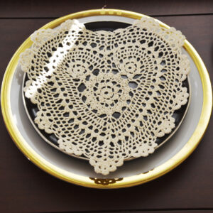 Crochet Doilies. Round Crochet Lace. From 4″ RD to 18″RD. White Color.