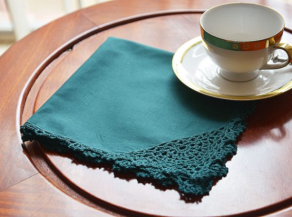 everygreen color crochet napkins